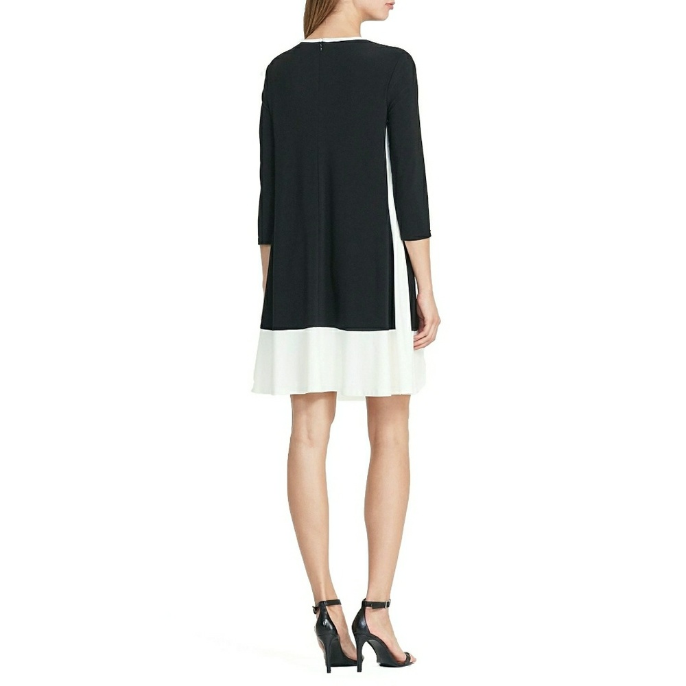 New! RALPH LAUREN Colorblock Jersey Shift Dress - Picture 2 of 7
